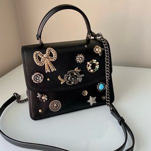 💕 Coach Parker Top Handle with Vintage Jewelry 💕